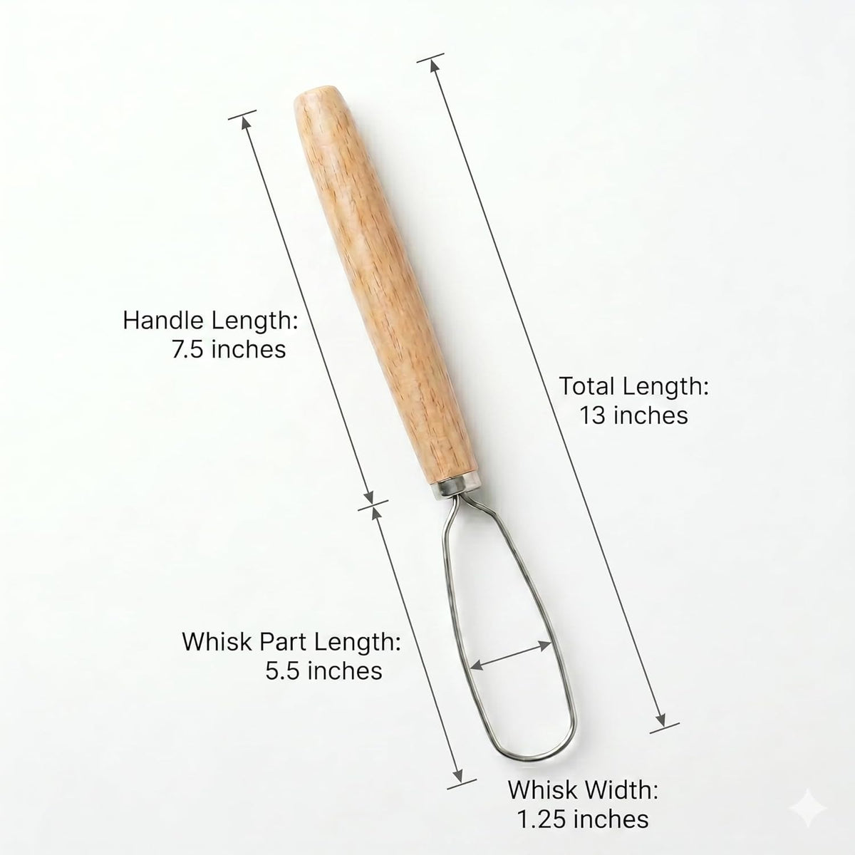 Sourdough Starter Stirring Hook and Danish Dough Whisk | Small Size to Fit in Jars | Improve the Mixing Standard Of Your Starter For Better Baking Results | .
