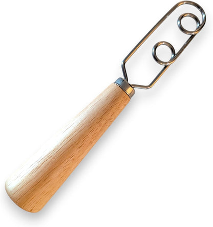 Sourdough Starter Stirring Hook and Danish Dough Whisk | Small Size to Fit in Jars | Improve the Mixing Standard Of Your Starter For Better Baking Results | .