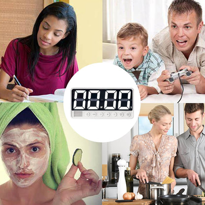Digital Kitchen Timer - 7.1” Extra Large Display LED Countdown Timer