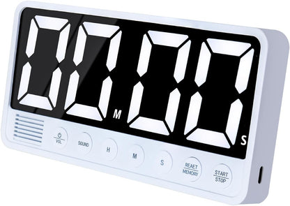Digital Kitchen Timer - 7.1” Extra Large Display LED Countdown Timer