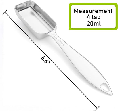 1PCS 1-1/2tbsp(22.5ml) Measuring Spoon, Stainless Steel Measure Teaspoon