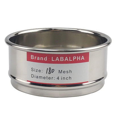 120 Mesh Lab Sieves, Test Sieve #120 Mesh, 4'' Diameter, 304 Stainless Steel Wire Cloth (0.125mm)