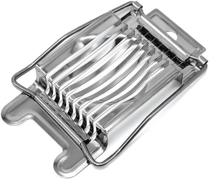 Egg Slicer for Hard Boiled Eggs, Stainless Steel Wire Multi-Purpose Egg Slicer, Kitchen Utilities, Can Cut Eggs Bread Mushroom Soft Fruit
