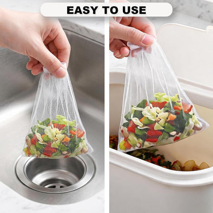 250 Pack Disposable Drain Covers, Disposable Mesh Sink Strainer Pouches for Sourdough, One Use Sourdough Drain Catcher Mesh Cover Nets for Kitchen Sink, Strainer Pouches Kitchen and Bathroom