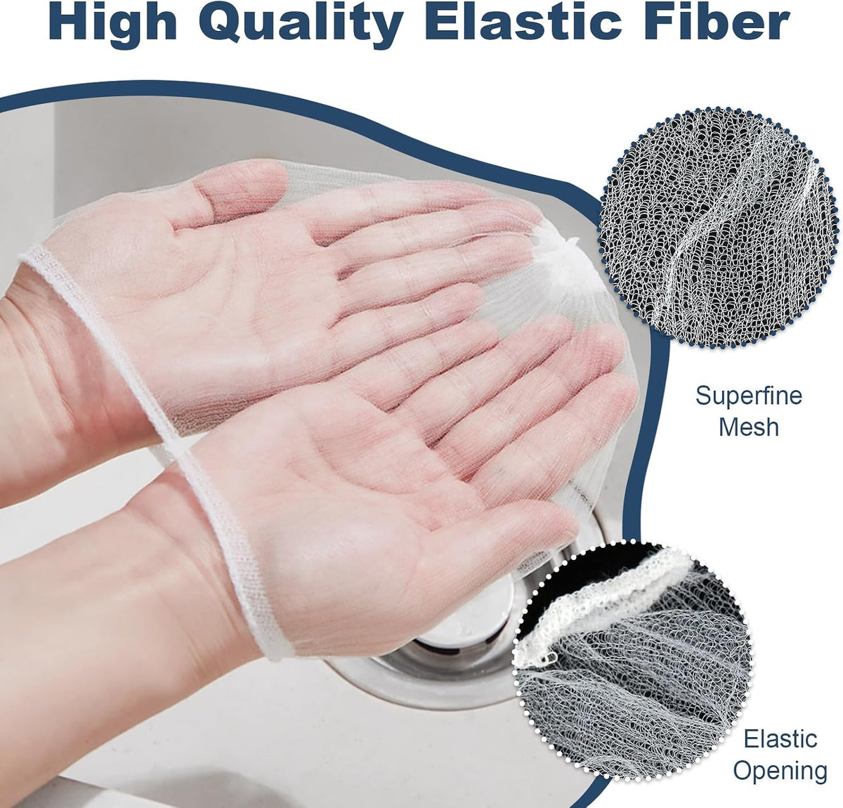 250 Pack Disposable Drain Covers, Disposable Mesh Sink Strainer Pouches for Sourdough, One Use Sourdough Drain Catcher Mesh Cover Nets for Kitchen Sink, Strainer Pouches Kitchen and Bathroom