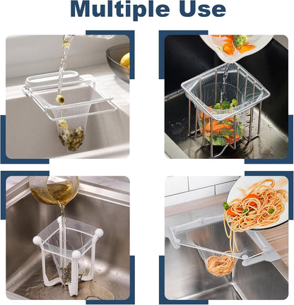 250 Pack Disposable Drain Covers, Disposable Mesh Sink Strainer Pouches for Sourdough, One Use Sourdough Drain Catcher Mesh Cover Nets for Kitchen Sink, Strainer Pouches Kitchen and Bathroom