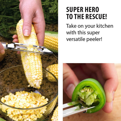 Deluxe Vegetable Peeler (R141), Silver