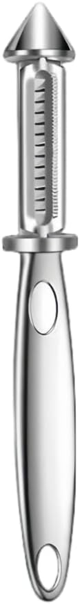 Premium Swivel Vegetable I-Peeler For Kitchen, Potato Peelers With Blemish remover For Home Cooks and Chefs,Stainless Steel Serrated and Julienne blade (Silver)