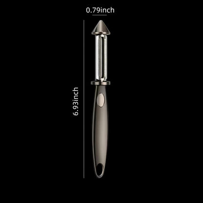 Premium Swivel Vegetable I-Peeler For Kitchen, Potato Peelers With Blemish remover For Home Cooks and Chefs,Stainless Steel Serrated and Julienne blade (Silver)