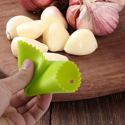 Garlic Peeler, 13 X 3.5cm Silicone Portable Garlic Peeler Roller, Garlic Peeler Skin Remover, Garlic Tube Rollers Skin Remover, Garlic Roller, Green Kitchen Tool