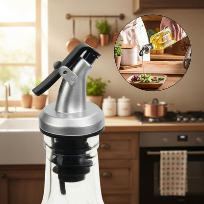 Oil Bottles for Kitchen 4 Pack, 17oz Oil and Vinegar Dispenser Set