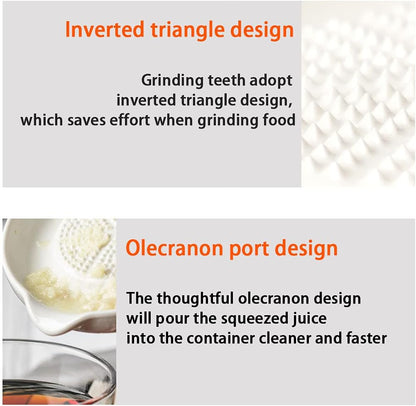 Porcelain Grater Plate White Ceramic Multipurpose Grinder Plate Burnishing Machine for Fruits Vegetables Ginger Garlic Onion
