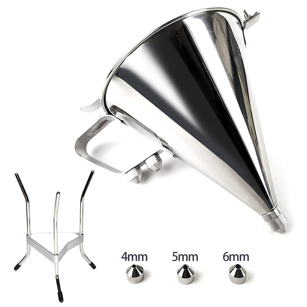 Commercial Stainless Steel Confectionery Funnel Dispenser