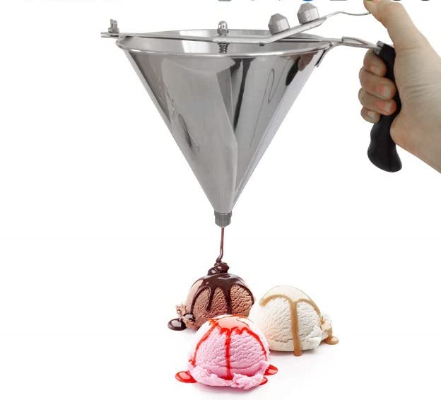 Commercial Stainless Steel Confectionery Funnel Dispenser