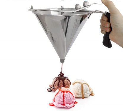 Commercial Stainless Steel Confectionery Funnel Dispenser