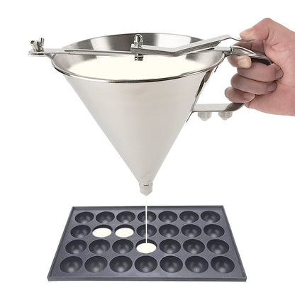 Commercial Stainless Steel Confectionery Funnel Dispenser