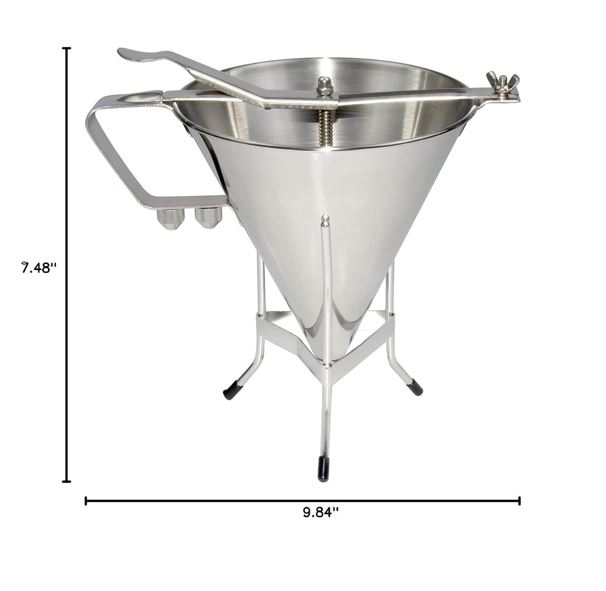 Commercial Stainless Steel Confectionery Funnel Dispenser