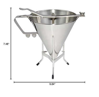 Commercial Stainless Steel Confectionery Funnel Dispenser