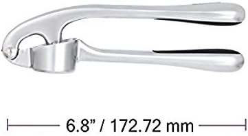 Premium Garlic Press, Stainless Steel, Garlic Mincer, Professional Heavy Duty, Soft-Handled, Crush Garlic Cloves, Ginger