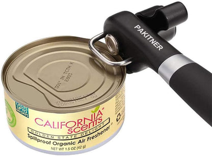 Safe Cut Can Opener, Smooth Edge Can Opener - Handheld Easy Turn Knob, Manual Can Opener, Ergonomic Smooth Edge, Food Grade Stainless Steel Cutting Tool for Kitchen & Restaurant