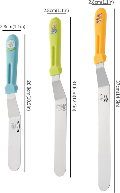 Icing Spatula, Offset Spatulas, Frosting Tools for Cake Decorating, Baking