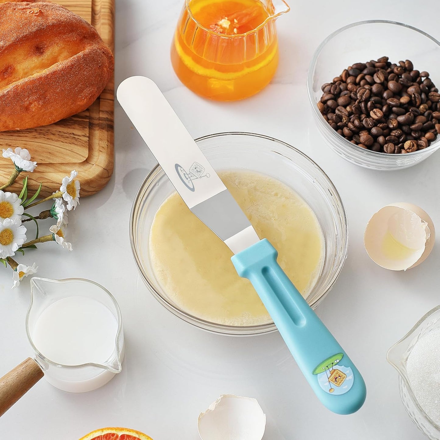 Icing Spatula, Offset Spatulas, Frosting Tools for Cake Decorating, Baking