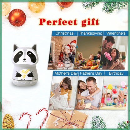 2pcs Cute Kitchen Timer for Kids,Mechanical Egg Timer for Cooking.