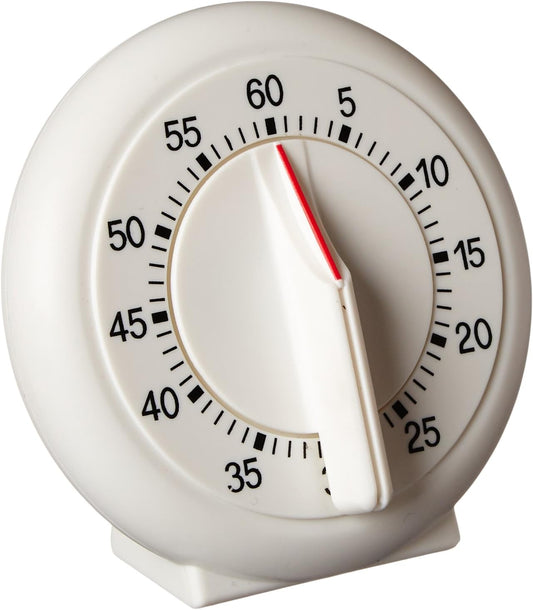 New 60 Minute Kitchen Timer With Long Ring 3.5"/9cm Easy To Read Operate