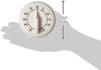 New 60 Minute Kitchen Timer With Long Ring 3.5"/9cm Easy To Read Operate