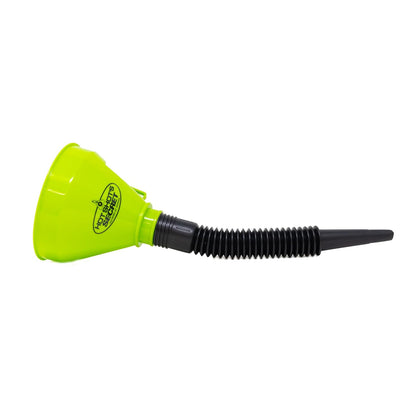 4-Piece Flexible Funnel Set | Four funnels for clean, mess-free transfer of oil, coolant, fuel, and other automotive fluids.