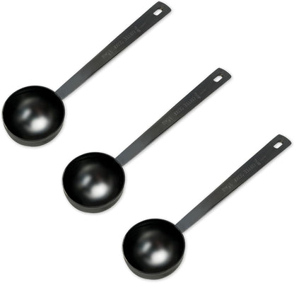 3Pcs Coffee Measuring Scoop Spoons, Stainless Steel Coffee Scoop