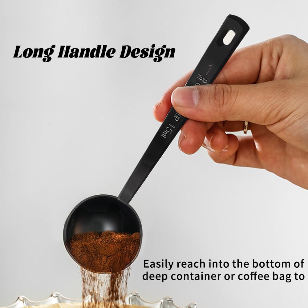 3Pcs Coffee Measuring Scoop Spoons, Stainless Steel Coffee Scoop