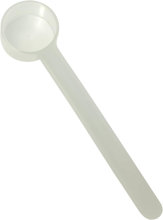 1 Teaspoon (1/3 Tablespoon | 5 mL) Long Handle Plastic Measuring Spoon for Coffee, Protein Powder, Pet Food, Spices, Grains, Dry Goods – Food-Grade BPA-Free (Pack of 1)