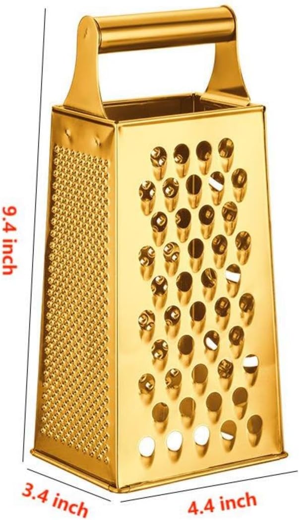 Stainless Steel 4 Sides Multifunctional Grater Slicer with Handle