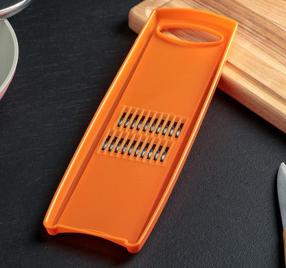 Korean Carrot Grater – 1.6mm Julienne Slicer, Stainless Steel Blades, Handheld Vegetable Shredder for Carrots, Cabbage, Onion, Potato & Beet, Dishwasher Safe