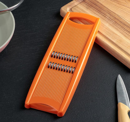 Korean Carrot Grater – 1.6mm Julienne Slicer, Stainless Steel Blades, Handheld Vegetable Shredder for Carrots, Cabbage, Onion, Potato & Beet, Dishwasher Safe