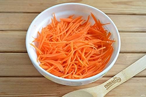 Korean Carrot Grater – 1.6mm Julienne Slicer, Stainless Steel Blades, Handheld Vegetable Shredder for Carrots, Cabbage, Onion, Potato & Beet, Dishwasher Safe