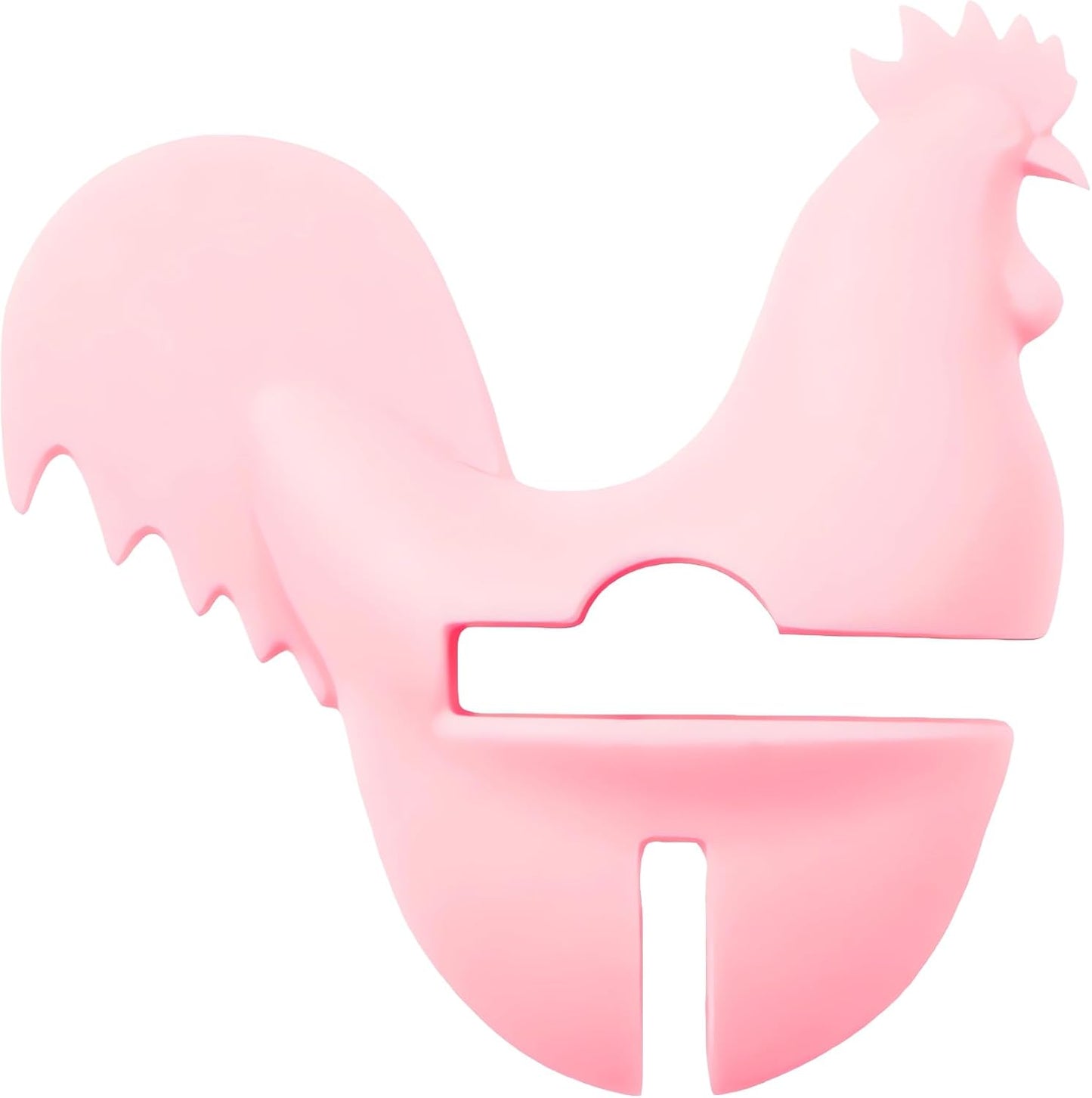 Cute Rooster Kitchen Spoon Holder - Rest Cooking Utensil Holder Pot Side Clip Spoon Holder for Pot Rooster Lid Holders - Heat Resistant & Dishwasher Safe Utensil Rest for Stove Top (Green)