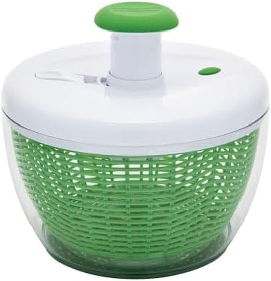 Pro Small Salad Spinner with Pump Lid, 3.16 Qt Lettuce Spinner and Fruit Washer Bowl with Colander Basket, One-Handed Operation, Nonslip Base