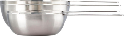 Stainless Steel Measuring Spoons, Gold Finish, Set of 5 | Set includes: 1/8, 1/4, 1/2 and 1 Tsps, and 1 Tb
