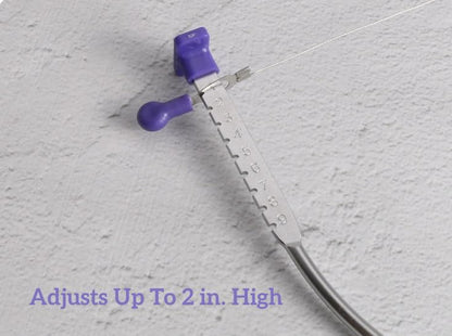 12 Inch Cake Scraper Smoother, Stainless Steel Cake Bench Scraper Decorating Tools for Icing Frosting Cream Edge - Adjustable Kitchen Spatula for Mousse, Cheese, Cream Cake (Purple)