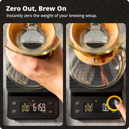 Coffee Scale with Timer, 0.1g Precision for Espresso & Matcha