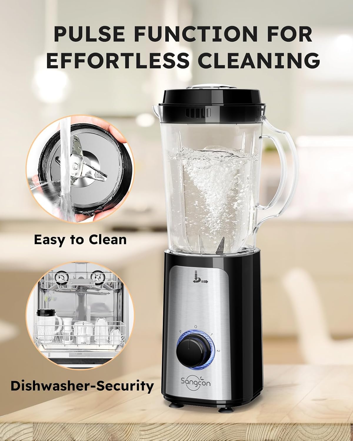 Blenders for Kitchen, 5-in-1 Food Processor Combo for Smoothies Set