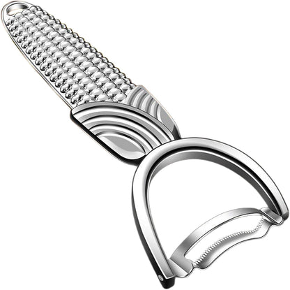 Corn Peeler Corn Stripper Kernel Remover for Corn on the Cob | Stainless Steel Stripper,corn cob peeler stripper,corn cob stripper tool,stripping tool,Corn-shaped handle,corn on the cob