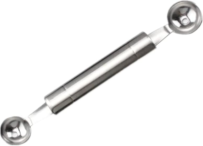 Double-Sided Fruit Melon Baller Spoon, 2 in 1 Stainless Steel Scoop Cutter 20cm