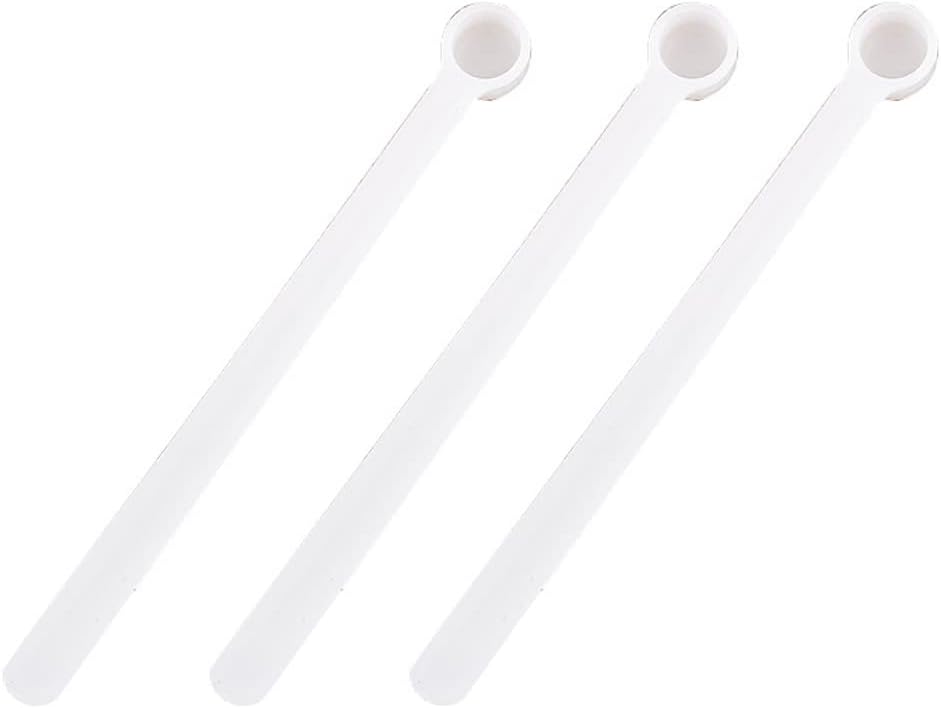 30 Pieces 250 Milligram Mini Measuring Spoons Micro 1/20 Teaspoon Micro Scoops Mini Scoops Measuring Spoons Tiny Scoops for Measuring Cosmetics Powders Seasoning, White