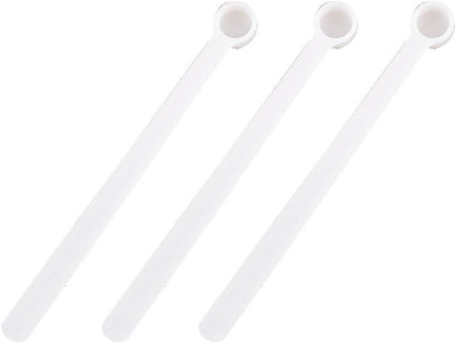 30 Pieces 250 Milligram Mini Measuring Spoons Micro 1/20 Teaspoon Micro Scoops Mini Scoops Measuring Spoons Tiny Scoops for Measuring Cosmetics Powders Seasoning, White