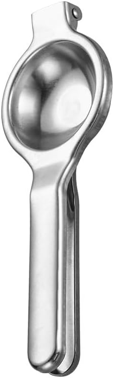 Stainless Steel Manual Lemon Squeezer, Handheld Citrus Juicer Press, Kitchen Gadget for Lemons and Oranges