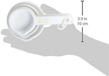 Fox Run Measuring Cup Set, 1/8 cup to 1 Cup, Multicolored 4 Cup Measuring Set