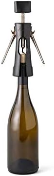 Rabbit Wing Corkscrew, Non-Stick Spiral, Black